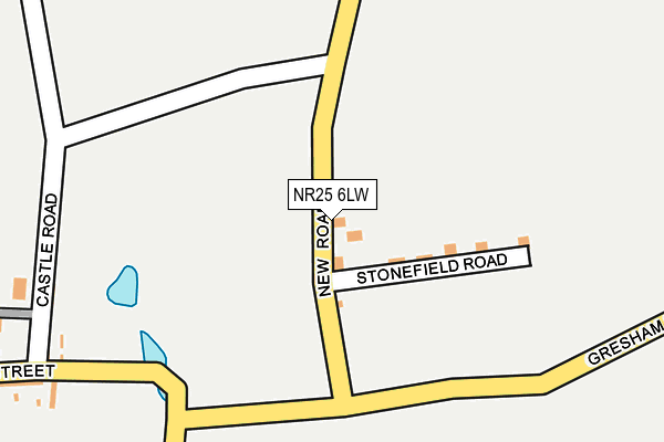 NR25 6LW map - OS OpenMap – Local (Ordnance Survey) NR25 6LW map - OS OpenMap – Local (Ordnance Survey)