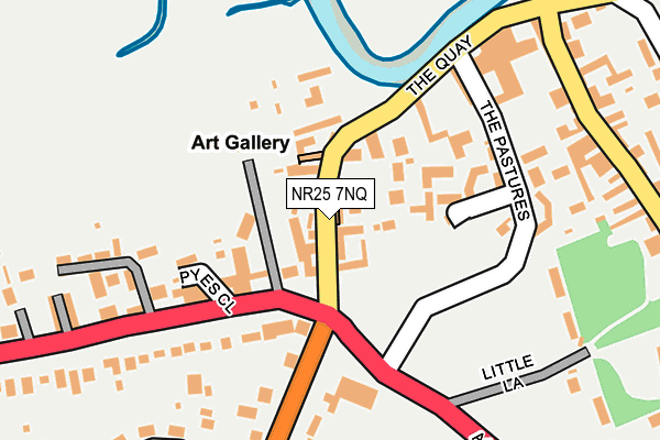 NR25 7NQ map - OS OpenMap – Local (Ordnance Survey) NR25 7NQ map - OS OpenMap – Local (Ordnance Survey)