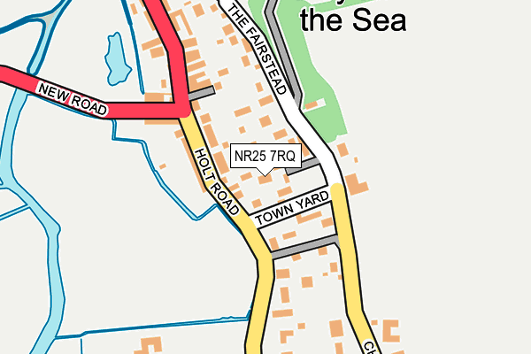 NR25 7RQ map - OS OpenMap – Local (Ordnance Survey) NR25 7RQ map - OS OpenMap – Local (Ordnance Survey)