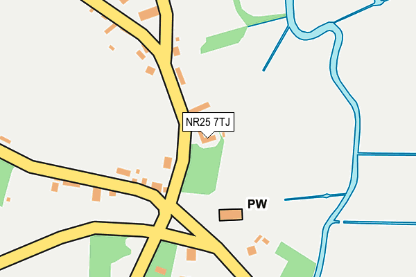 NR25 7TJ map - OS OpenMap – Local (Ordnance Survey) NR25 7TJ map - OS OpenMap – Local (Ordnance Survey)