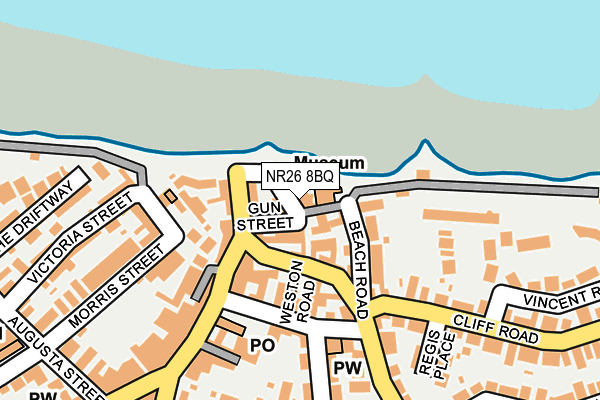 NR26 8BQ map - OS OpenMap – Local (Ordnance Survey) NR26 8BQ map - OS OpenMap – Local (Ordnance Survey)