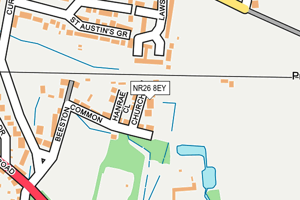 NR26 8EY map - OS OpenMap – Local (Ordnance Survey) NR26 8EY map - OS OpenMap – Local (Ordnance Survey)