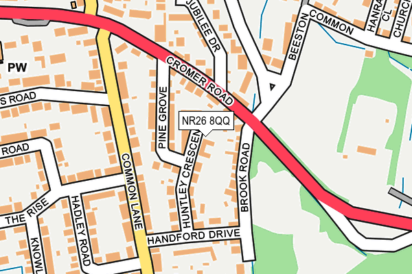 NR26 8QQ map - OS OpenMap – Local (Ordnance Survey) NR26 8QQ map - OS OpenMap – Local (Ordnance Survey)