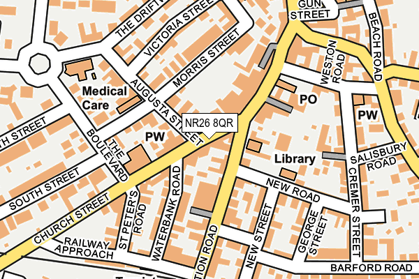 NR26 8QR map - OS OpenMap – Local (Ordnance Survey) NR26 8QR map - OS OpenMap – Local (Ordnance Survey)