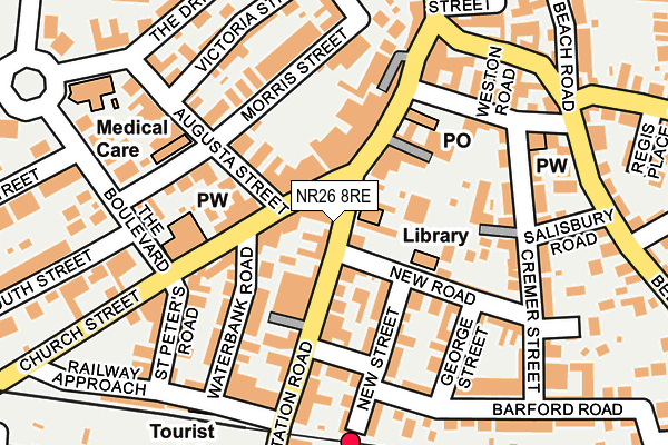 NR26 8RE map - OS OpenMap – Local (Ordnance Survey) NR26 8RE map - OS OpenMap – Local (Ordnance Survey)