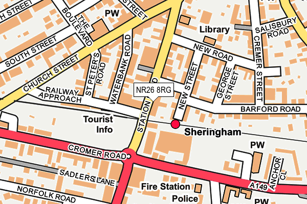 NR26 8RG map - OS OpenMap – Local (Ordnance Survey) NR26 8RG map - OS OpenMap – Local (Ordnance Survey)