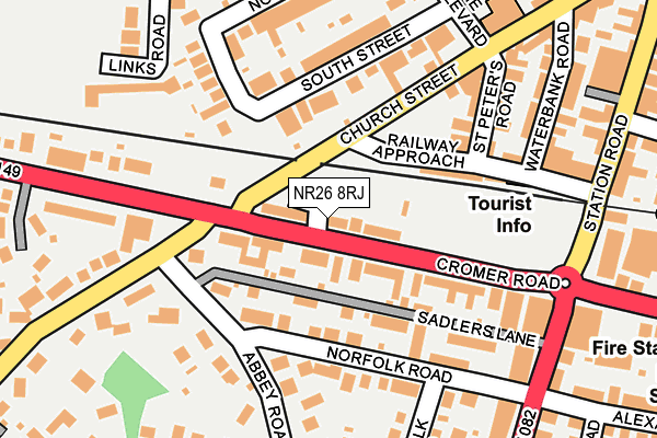 NR26 8RJ map - OS OpenMap – Local (Ordnance Survey) NR26 8RJ map - OS OpenMap – Local (Ordnance Survey)