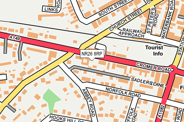 NR26 8RP map - OS OpenMap – Local (Ordnance Survey) NR26 8RP map - OS OpenMap – Local (Ordnance Survey)