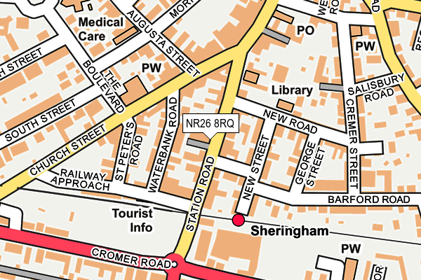 NR26 8RQ map - OS OpenMap – Local (Ordnance Survey) NR26 8RQ map - OS OpenMap – Local (Ordnance Survey)