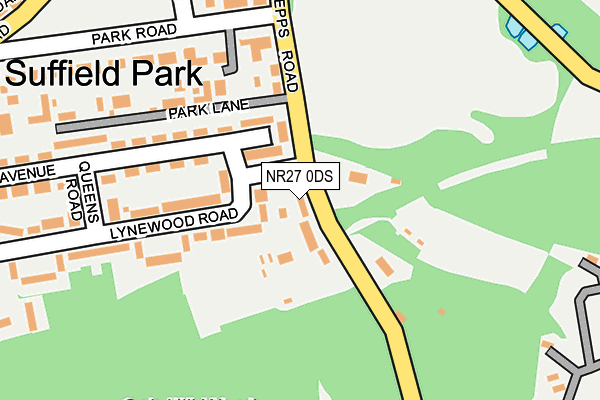 NR27 0DS map - OS OpenMap – Local (Ordnance Survey) NR27 0DS map - OS OpenMap – Local (Ordnance Survey)