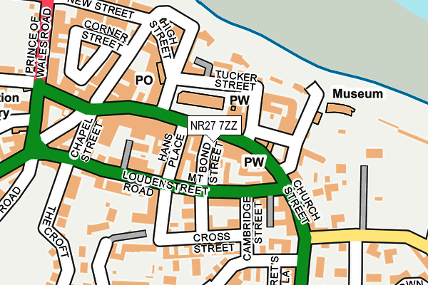 NR27 7ZZ map - OS OpenMap – Local (Ordnance Survey) NR27 7ZZ map - OS OpenMap – Local (Ordnance Survey)