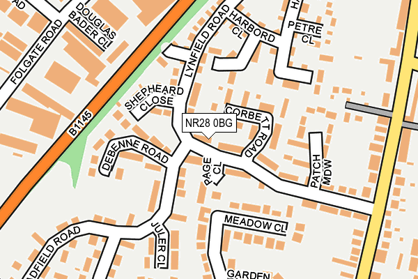 NR28 0BG map - OS OpenMap – Local (Ordnance Survey) NR28 0BG map - OS OpenMap – Local (Ordnance Survey)