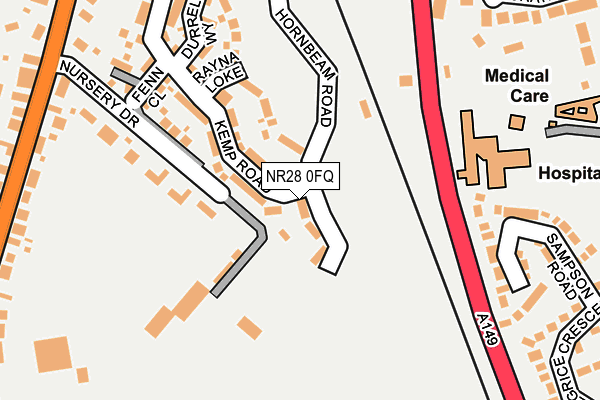 NR28 0FQ map - OS OpenMap – Local (Ordnance Survey) NR28 0FQ map - OS OpenMap – Local (Ordnance Survey)