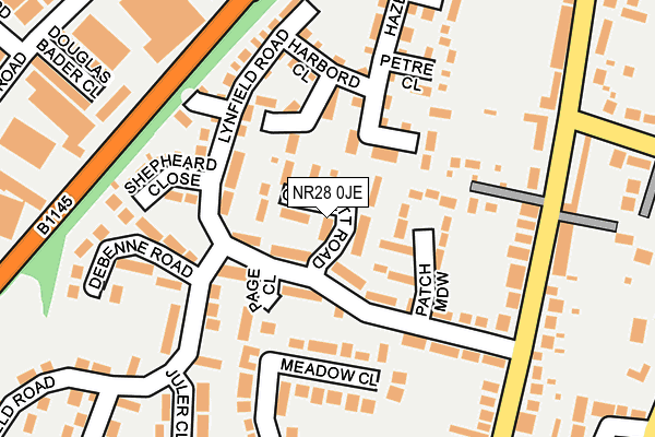 NR28 0JE map - OS OpenMap – Local (Ordnance Survey) NR28 0JE map - OS OpenMap – Local (Ordnance Survey)