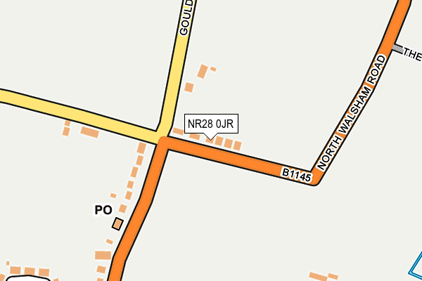 NR28 0JR map - OS OpenMap – Local (Ordnance Survey) NR28 0JR map - OS OpenMap – Local (Ordnance Survey)