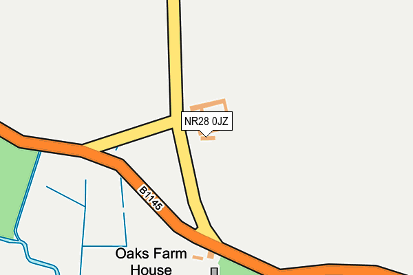 NR28 0JZ map - OS OpenMap – Local (Ordnance Survey) NR28 0JZ map - OS OpenMap – Local (Ordnance Survey)
