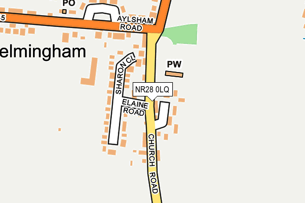 NR28 0LQ map - OS OpenMap – Local (Ordnance Survey) NR28 0LQ map - OS OpenMap – Local (Ordnance Survey)