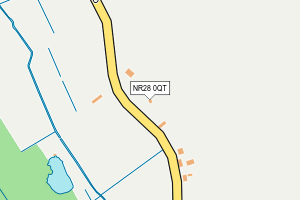 NR28 0QT map - OS OpenMap – Local (Ordnance Survey) NR28 0QT map - OS OpenMap – Local (Ordnance Survey)