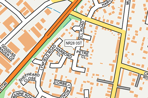 NR28 0ST map - OS OpenMap – Local (Ordnance Survey) NR28 0ST map - OS OpenMap – Local (Ordnance Survey)