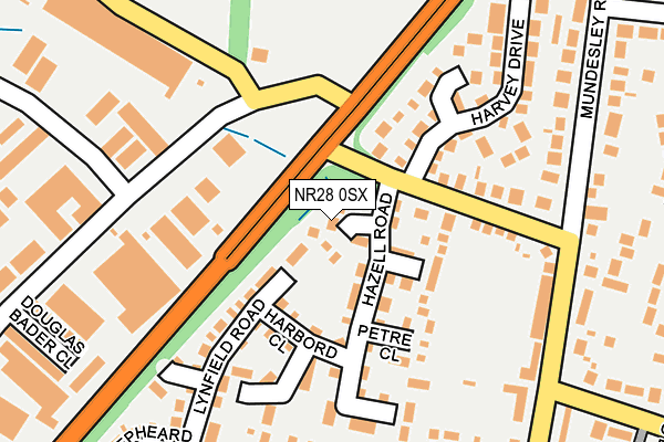 NR28 0SX map - OS OpenMap – Local (Ordnance Survey) NR28 0SX map - OS OpenMap – Local (Ordnance Survey)