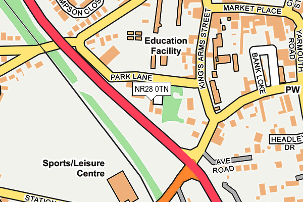 NR28 0TN map - OS OpenMap – Local (Ordnance Survey) NR28 0TN map - OS OpenMap – Local (Ordnance Survey)