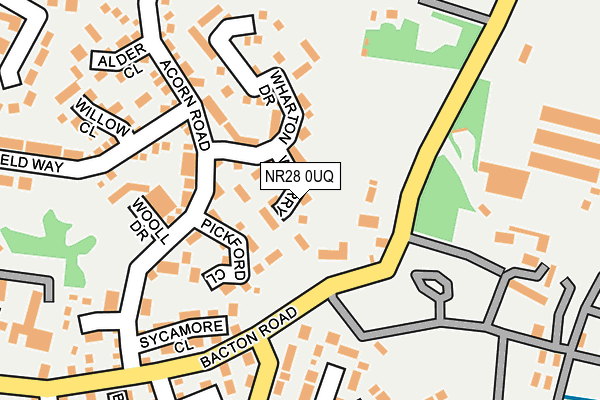 NR28 0UQ map - OS OpenMap – Local (Ordnance Survey) NR28 0UQ map - OS OpenMap – Local (Ordnance Survey)