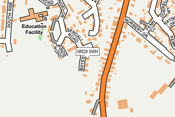 NR28 0WH map - OS OpenMap – Local (Ordnance Survey) NR28 0WH map - OS OpenMap – Local (Ordnance Survey)