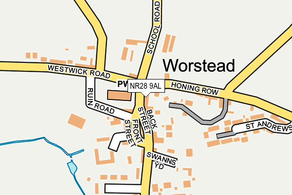 NR28 9AL map - OS OpenMap – Local (Ordnance Survey)