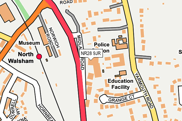 NR28 9JR map - OS OpenMap – Local (Ordnance Survey) NR28 9JR map - OS OpenMap – Local (Ordnance Survey)
