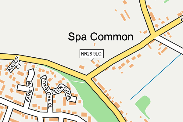 NR28 9LQ map - OS OpenMap – Local (Ordnance Survey) NR28 9LQ map - OS OpenMap – Local (Ordnance Survey)