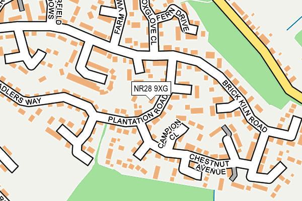 NR28 9XG map - OS OpenMap – Local (Ordnance Survey) NR28 9XG map - OS OpenMap – Local (Ordnance Survey)