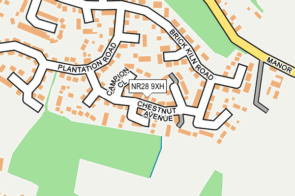 NR28 9XH map - OS OpenMap – Local (Ordnance Survey) NR28 9XH map - OS OpenMap – Local (Ordnance Survey)