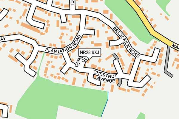NR28 9XJ map - OS OpenMap – Local (Ordnance Survey) NR28 9XJ map - OS OpenMap – Local (Ordnance Survey)