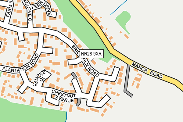 NR28 9XR map - OS OpenMap – Local (Ordnance Survey) NR28 9XR map - OS OpenMap – Local (Ordnance Survey)