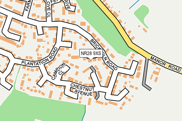 NR28 9XS map - OS OpenMap – Local (Ordnance Survey) NR28 9XS map - OS OpenMap – Local (Ordnance Survey)
