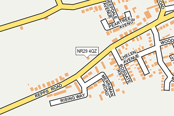 NR29 4QZ map - OS OpenMap – Local (Ordnance Survey) NR29 4QZ map - OS OpenMap – Local (Ordnance Survey)