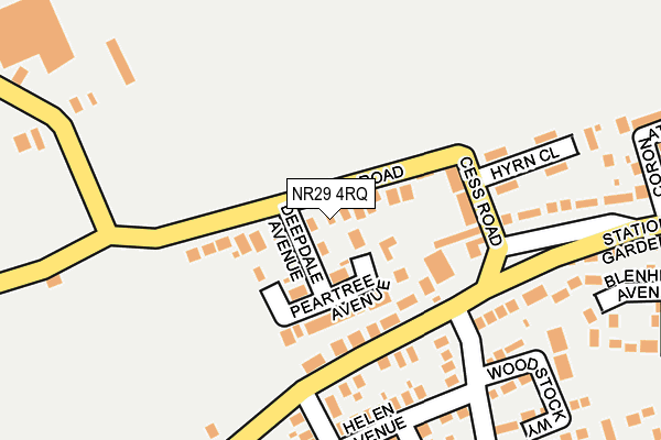 NR29 4RQ map - OS OpenMap – Local (Ordnance Survey) NR29 4RQ map - OS OpenMap – Local (Ordnance Survey)