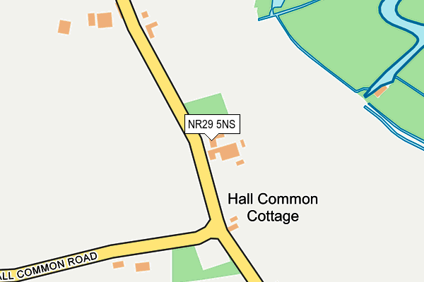 NR29 5NS map - OS OpenMap – Local (Ordnance Survey) NR29 5NS map - OS OpenMap – Local (Ordnance Survey)