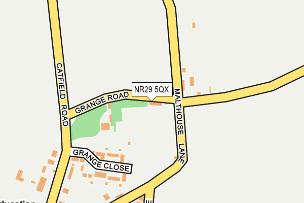 NR29 5QX map - OS OpenMap – Local (Ordnance Survey) NR29 5QX map - OS OpenMap – Local (Ordnance Survey)