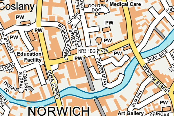 NR3 1BG map - OS OpenMap – Local (Ordnance Survey) NR3 1BG map - OS OpenMap – Local (Ordnance Survey)