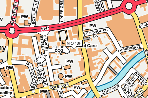 NR3 1BP map - OS OpenMap – Local (Ordnance Survey) NR3 1BP map - OS OpenMap – Local (Ordnance Survey)