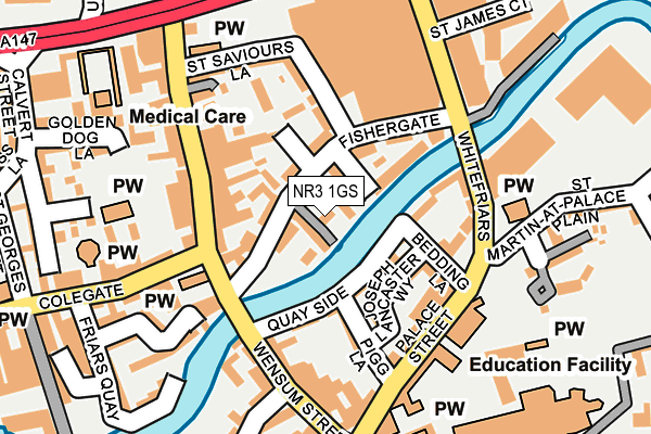 NR3 1GS map - OS OpenMap – Local (Ordnance Survey) NR3 1GS map - OS OpenMap – Local (Ordnance Survey)