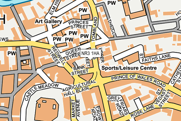 NR3 1HA map - OS OpenMap – Local (Ordnance Survey) NR3 1HA map - OS OpenMap – Local (Ordnance Survey)
