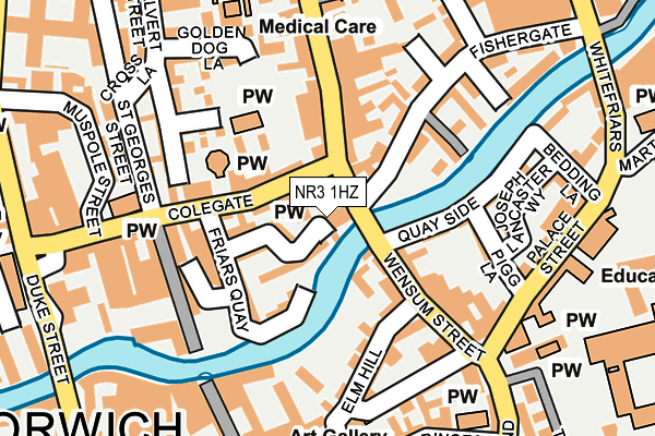 NR3 1HZ map - OS OpenMap – Local (Ordnance Survey) NR3 1HZ map - OS OpenMap – Local (Ordnance Survey)