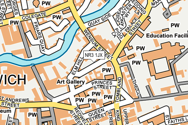 NR3 1JX map - OS OpenMap – Local (Ordnance Survey) NR3 1JX map - OS OpenMap – Local (Ordnance Survey)
