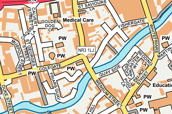 NR3 1LJ map - OS OpenMap – Local (Ordnance Survey) NR3 1LJ map - OS OpenMap – Local (Ordnance Survey)