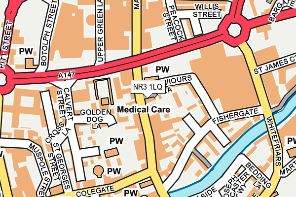 NR3 1LQ map - OS OpenMap – Local (Ordnance Survey) NR3 1LQ map - OS OpenMap – Local (Ordnance Survey)