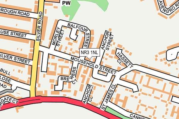 NR3 1NL map - OS OpenMap – Local (Ordnance Survey) NR3 1NL map - OS OpenMap – Local (Ordnance Survey)