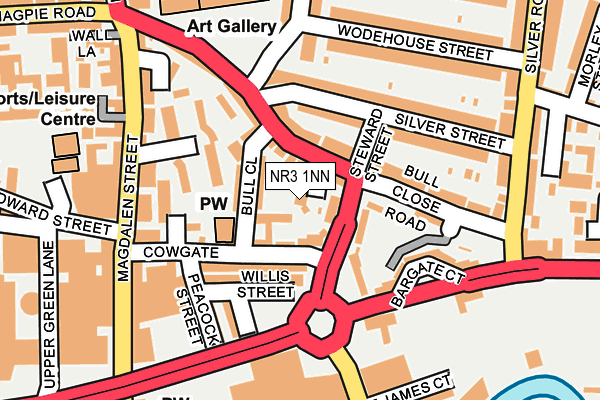 NR3 1NN map - OS OpenMap – Local (Ordnance Survey) NR3 1NN map - OS OpenMap – Local (Ordnance Survey)