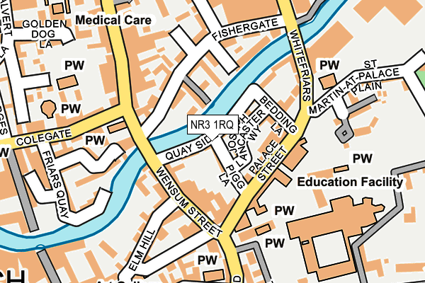 NR3 1RQ map - OS OpenMap – Local (Ordnance Survey) NR3 1RQ map - OS OpenMap – Local (Ordnance Survey)